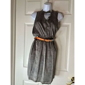 Snakeskin silk Dress